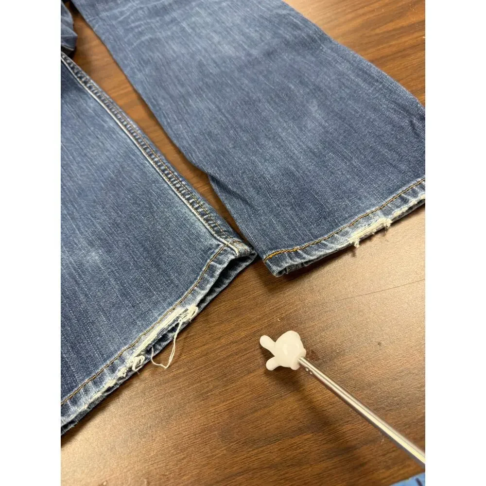 Levis 541 Athletic Fit Stretch Jeans Medium Wash Mens 36x32 Tapered Denim